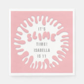 Helles Rose Rosa Party Serviette (Vorderseite)