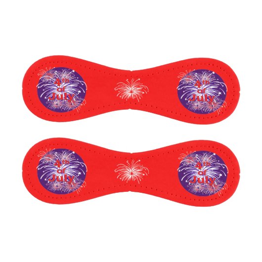 Helles Rot 4. Juli Feuerwerk Feier Baseball (Paneele)