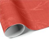 Helles Rot auf rotem Muster Geschenkpapier (Rolleneckpunkt)