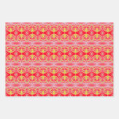 Helles Rot kann auf jede Farbe geändert werden Geschenkpapier Set (Vorderseite 3)