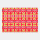 Helles Rot kann auf jede Farbe geändert werden Geschenkpapier Set (Vorderseite 2)