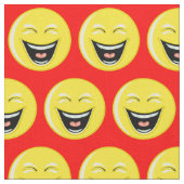 Helles Rot mit Lachen Stoff (Nahaufnahme)