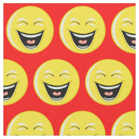 Helles Rot mit Lachen Stoff (Nahaufnahme)