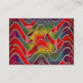 helles Rot Visitenkarte (Rückseite)