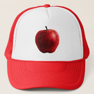 Helles rotes Apfel Truckerkappe