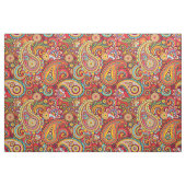 Helles rotes Blumenpaisley-Böhmemuster Stoff (Fat Quarter (45,7 x 55,9 cm))