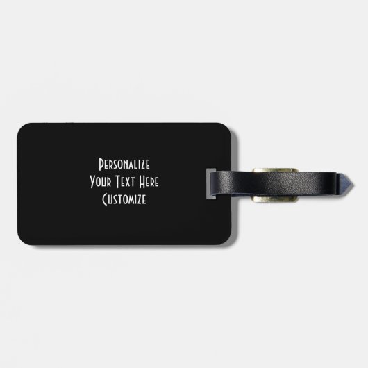 Helles rotes elektrische Gitarren-Foto Gepäckanhänger (Rückseite horizontal)