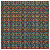 Helles rotes, gelbes u. blaues Ureinwohner-Muster Stoff (Muster)