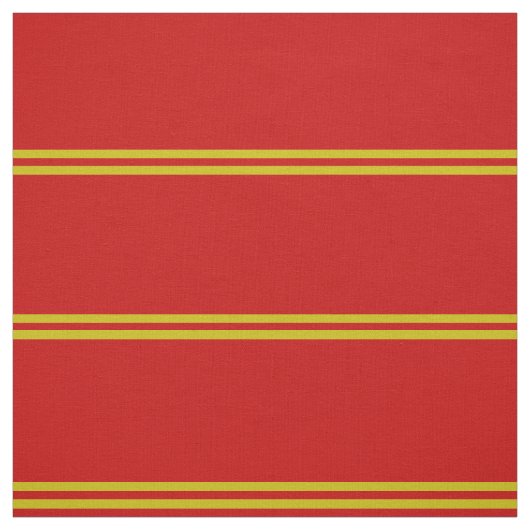 Helles rotes, goldgestreiftes Design Stoff (Muster)