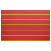 Helles rotes, goldgestreiftes Design Stoff (Fat Quarter (45,7 x 55,9 cm))
