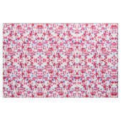 Helles rotes, lila und rosa Blumenmuster Stoff (Yard (91,4 cm))