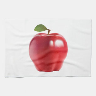 Helles rotes saftiges köstliches Apple Handtuch