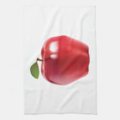 Helles rotes saftiges köstliches Apple Handtuch (Vertikal)