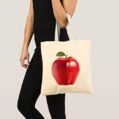 Helles rotes saftiges köstliches Apple Tragetasche (Vorderseite (Produkt))