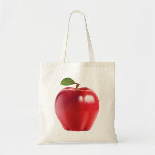 Helles rotes saftiges köstliches Apple Tragetasche