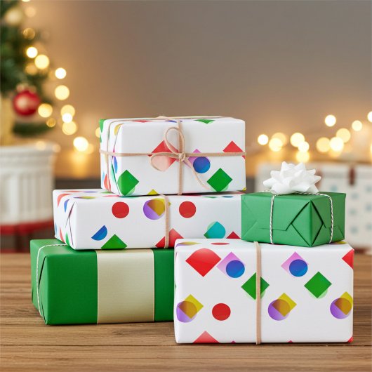 Helles rotes und grünes Papier