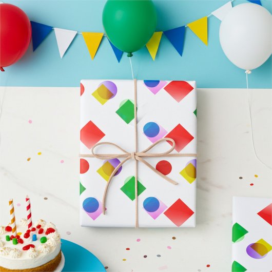 Helles rotes und grünes Papier