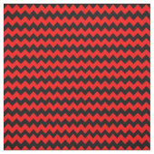 Helles rotes und schwarzes Zickzack Muster Stoff (Muster)
