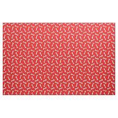 Helles rotes und weißes glückliches stoff (Yard (91,4 cm))