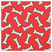Helles rotes und weißes glückliches stoff (Muster)