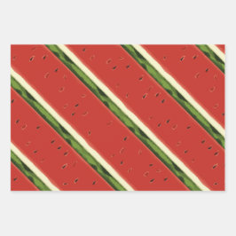 Helles Rotes Wasser Wassermelone Set Geschenkpapier Set