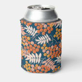 Helles Rowanberry Herbst Nahtloses Design Dosenkühler (Kanne Rückseite)