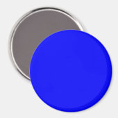 Helles Royal Blue Solid Trend - Hintergrund Magnet (Vorderseite/Rückseite)