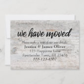 Helles rustikales Holz "Wir haben uns bewegt" Beil (Vorderseite)