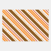 Helles, rustikales Muster Druckpapier Geschenkpapier Set (Vorderseite 3)