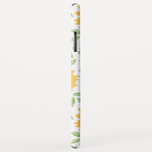 Helles, rustikales, sonnenblumengeschmücktes Muste Case-Mate iPhone Hülle (Hinten/Rechts)