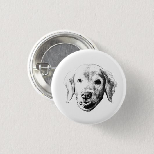 Helles sanftes Gesicht Button (Vorne & Hinten)