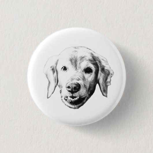 Helles sanftes Gesicht Button (Vorderseite)