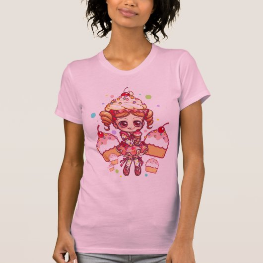 helles Shirt Kuchen-Chan (Vorderseite)
