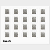Helles Silber NEW YORK Sticker Art (Blatt)