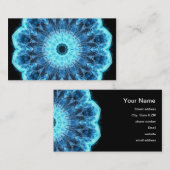 Helles SnowFlower Visitenkarte (Vorne/Hinten)