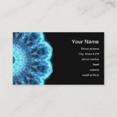 Helles SnowFlower Visitenkarte (Rückseite)