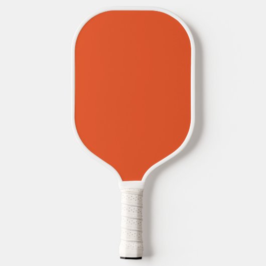 Helles Solid Orange Hintergrund Pickleball Schläger (Rückseite)