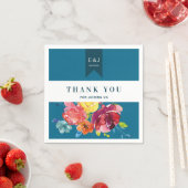 Helles Sommer farbenfrohe Hochzeitspapier Napkin Serviette (Beispiel)