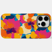 Helles Sommer Modernes Blumenmuster Case-Mate iPhone Hülle (Rückseite (Horizontal))