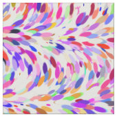 Helles Sommerfarbenmuster Spritzer Stoff (Nahaufnahme)