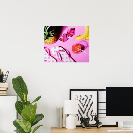 Helles Sommerleben Poster (Heimbüro)