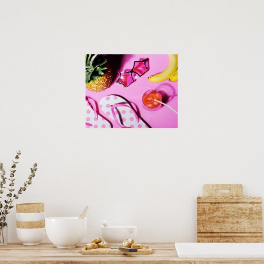 Helles Sommerleben Poster (Küche)