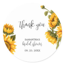 Helles Sonnenblumen Brautparty