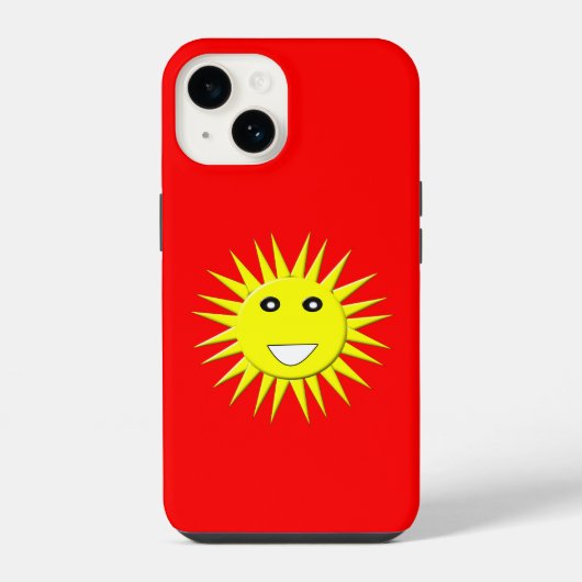 Helles Sonnenschein iPhone Hülle (Rückseite)