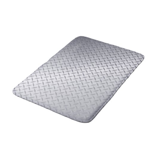 Helles Stahldiamantenschmuck Badematte (Schrägansicht)