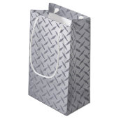 Helles Stahldiamantenschmuck Kleine Geschenktüte (Rückseite Schrägansicht)