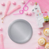 Helles Stahldiamantenschmuck Pappteller (Party)