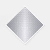 Helles Stahldiamantenschmuck Serviette (Ecke)
