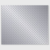 Helles Stahldiamantmuster Geschenkpapier (Flach)