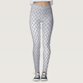 Helles Stahldiamantmuster Leggings (Vorderseite)